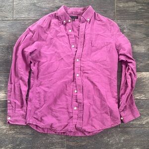 Banana Republic Linen Blend Lavender Shirt. 9/10 Condition